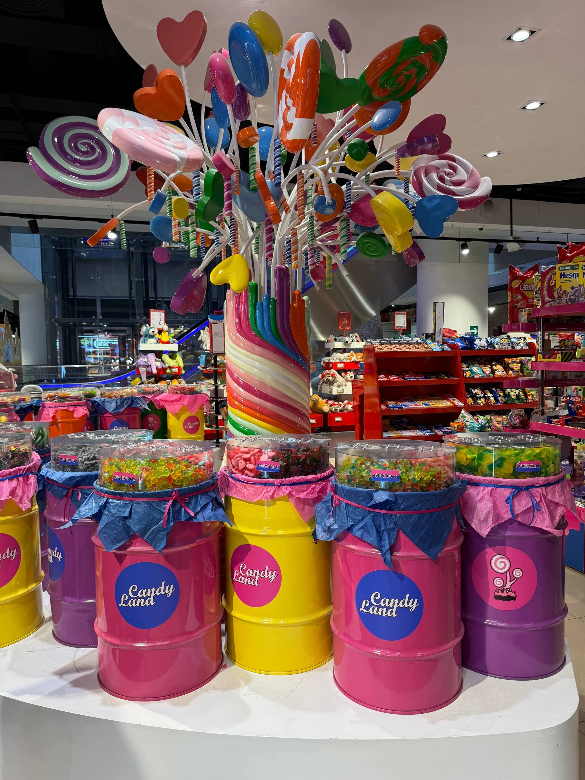 Стилизация лавки Candy Land